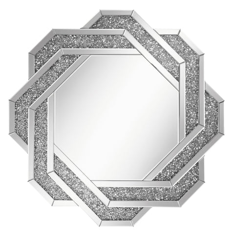 Coaster Mikayla Wall Mirror with Braided Frame Dark Crystal Model 961617