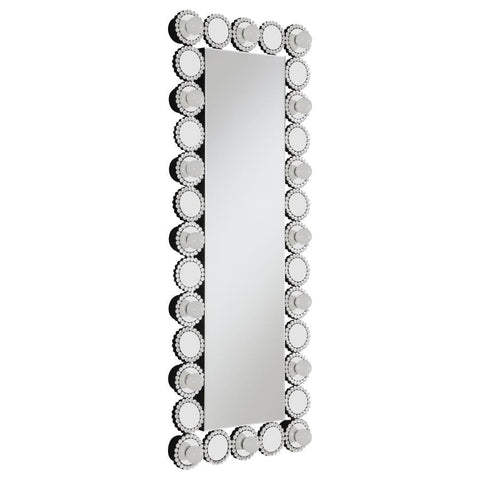 Coaster Aghes Rectangular Wall Mirror with LED Lighting Mirror Model 961623