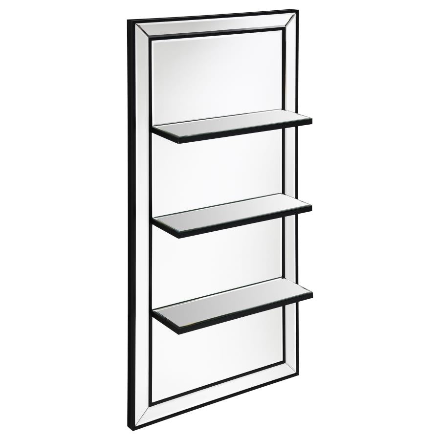 Coaster Oriel 3-Shelf Rectangle Wall Mirror Model 961631