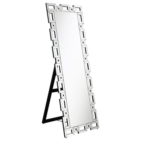 Coaster Tavin Geometric Frame Cheval Mirror Model 961634