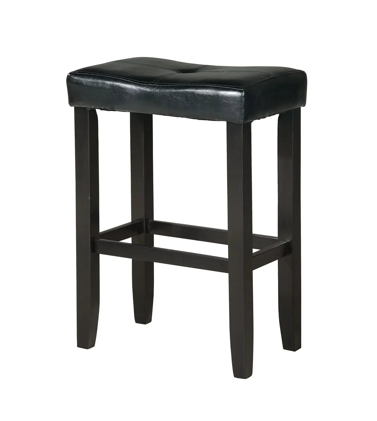 Micha Black PU & Black Stool Model 96241 By ACME Furniture