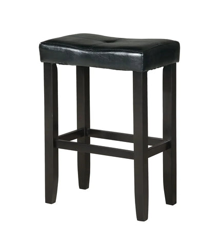 Micha Black PU & Black Stool Model 96241 By ACME Furniture