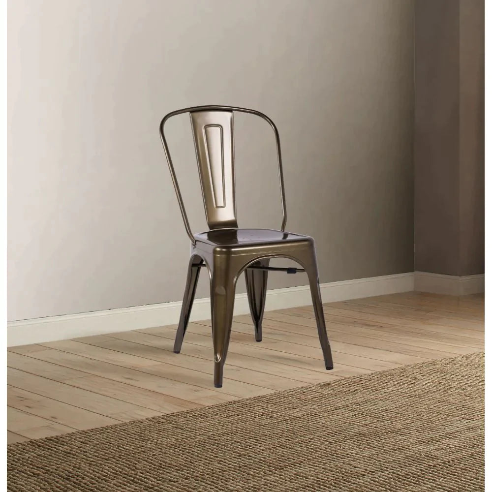 Jakia Bronze Side Chair Model 96255 By ACME Furniture