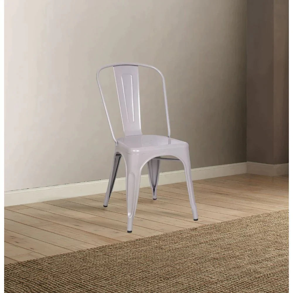 Jakia Silver Side Chair Model 96256 By ACME Furniture