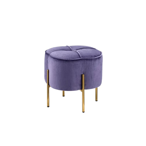 Bergia Lavender Velvet Ottoman Model 96463 By ACME Furniture