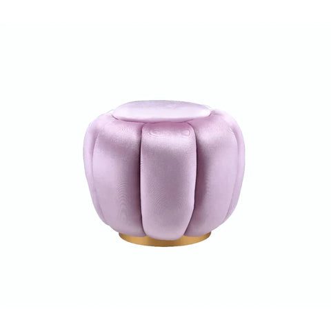 Heiress Bubblegum Pink Velvet Ottoman Model 96465 By ACME Furniture