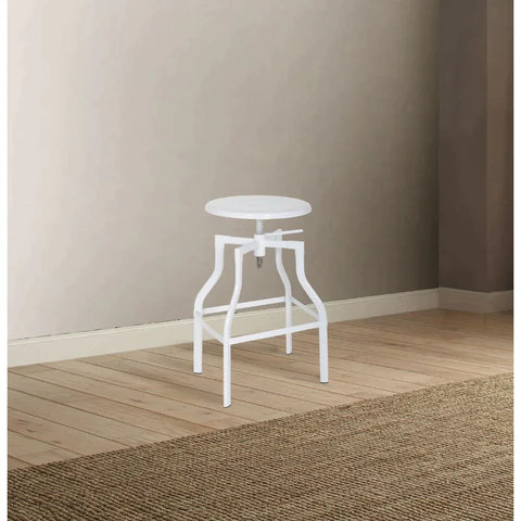 Xena White Stool Model 96636 By ACME Furniture