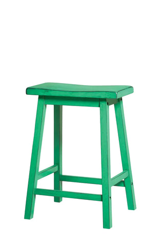 Gaucho Antique Green Stool Model 96651 By ACME Furniture