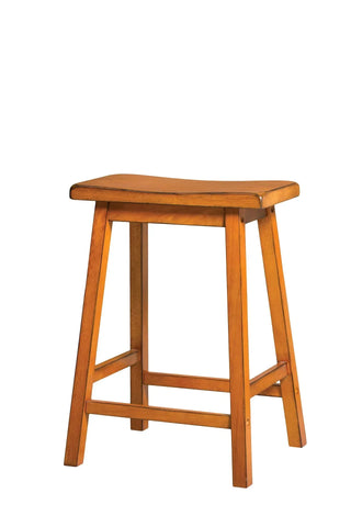 Gaucho Antique Oak Stool Model 96655 By ACME Furniture