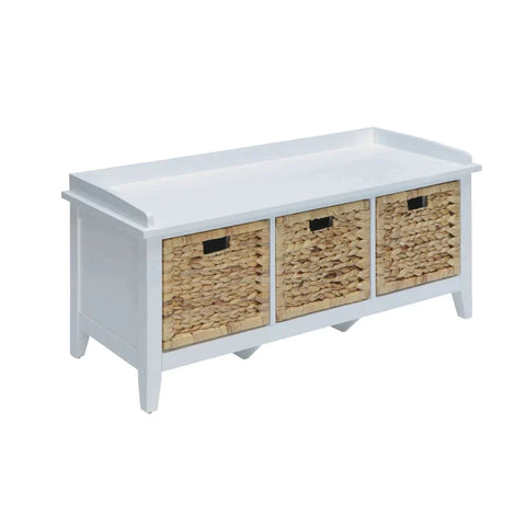 Flavius White Bench Model 96759 By ACME Furniture
