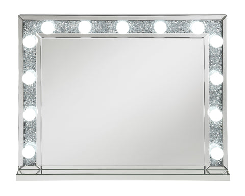 Coaster Wilmer Rectangular Table Mirror with Lighting Silver Model 969525