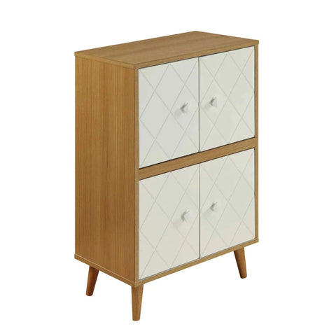 Anita Natural & White Cabinet Model 97155 By ACME Furniture