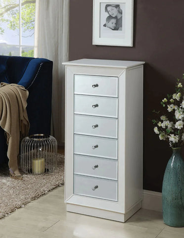 Talor White Jewelry Armoire Model 97171 By ACME Furniture