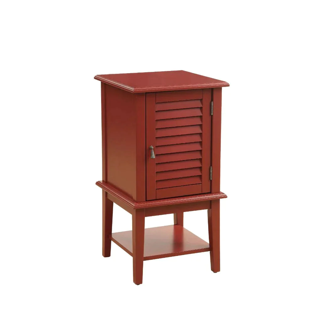 Hilda II Red Accent Table Model 97352 By ACME Furniture