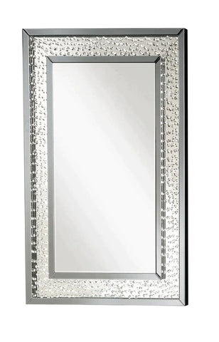 Nysa Mirrored & Faux Crystals Wall Decor Model 97387 By ACME Furniture