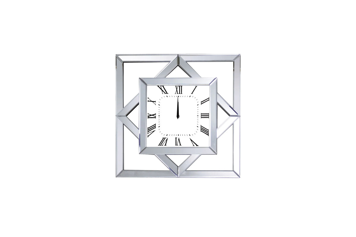 Mhina Mirrored Wall Clock Model 97397 By ACME Furniture