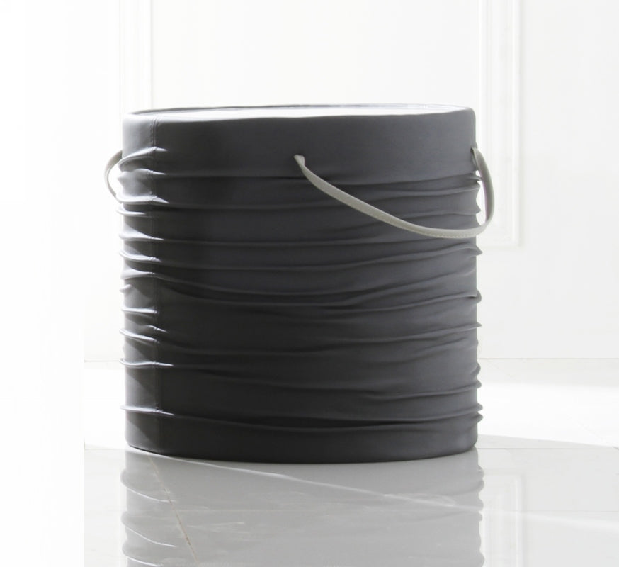 Modrest 973Et Modern Dark Grey Round End Table Model VGGU973ET-6