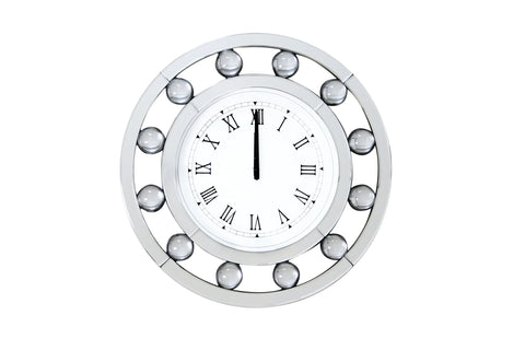 Boffa Mirrored Wall Clock Model 97405 By ACME Furniture