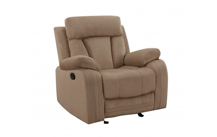 9760 Beige Microfiber Fabric Reclining ChairModel:  9760-BEIGE-CH