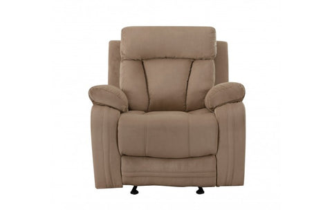 9760 Beige Microfiber Fabric Reclining ChairModel:  9760-BEIGE-CH