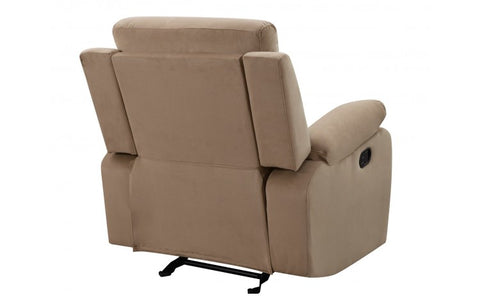 9760 Beige Microfiber Fabric Reclining ChairModel:  9760-BEIGE-CH