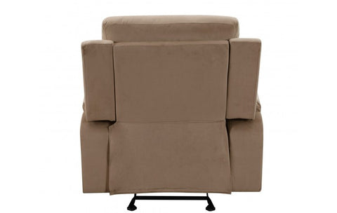 9760 Beige Microfiber Fabric Reclining ChairModel:  9760-BEIGE-CH