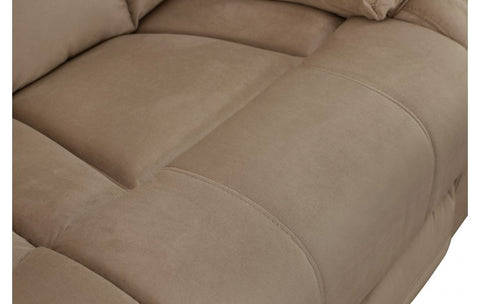 9760 Beige Microfiber Fabric Reclining LoveseatModel:  9760-BEIGE-L