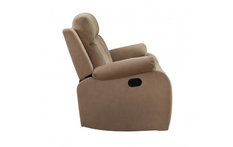 9760 Beige Microfiber Fabric Reclining LoveseatModel:  9760-BEIGE-L