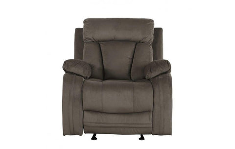 9760 Brown Microfiber Fabric Reclining ChairModel:  9760-BROWN-CH