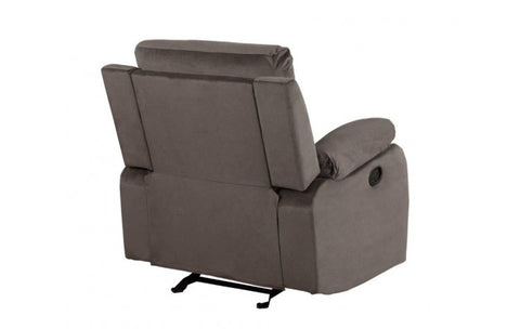 9760 Brown Microfiber Fabric Reclining ChairModel:  9760-BROWN-CH