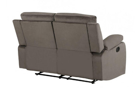 9760 Brown Microfiber Fabric Reclining LoveseatModel:  9760-BROWN-L