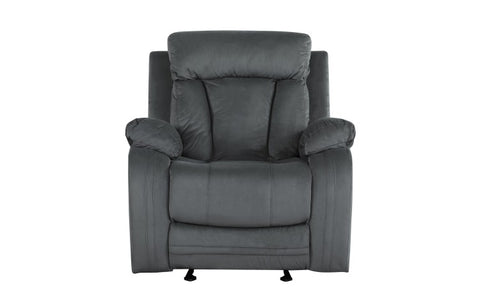 9760 Gray Microfiber Fabric Reclining ChairModel:  9760-GRAY-CH