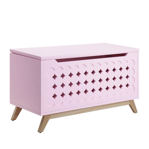 Doll Cottage Pink & Natural Youth Chest Model 97630 By ACME Furniture