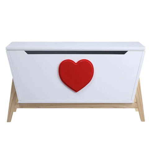 Padma White & Red Youth Chest Model 97633 By ACME Furniture