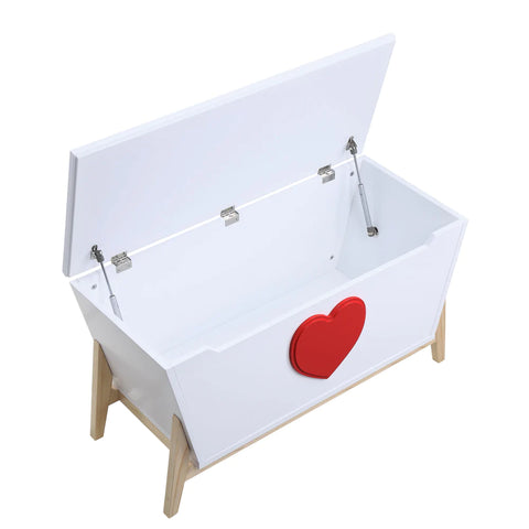 Padma White & Red Youth Chest Model 97633 By ACME Furniture