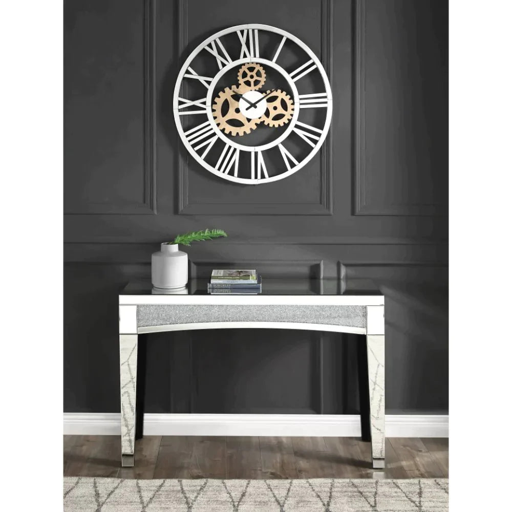Acilia Mirrored Wall Clock Model 97725 By ACME Furniture