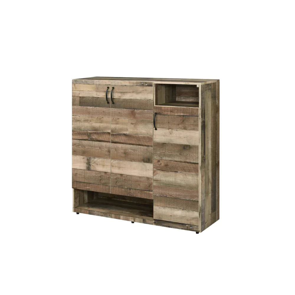 Howia Rustic Gray Oak Cabinet Model 97781 By ACME Furniture