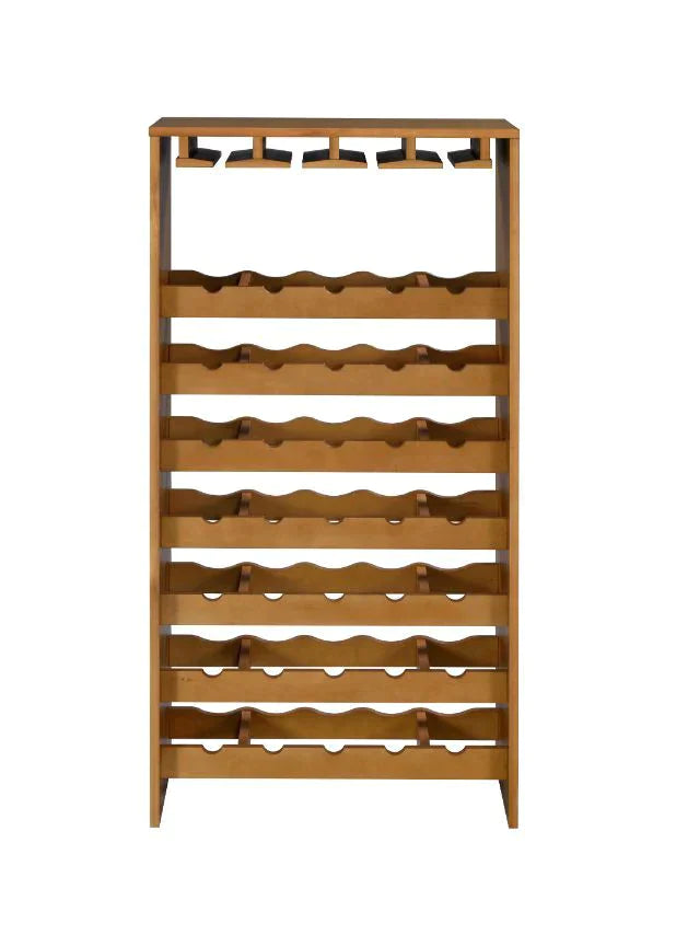 Hanzi Oak Finish Wine Cabinet Model 97838 By ACME Furniture