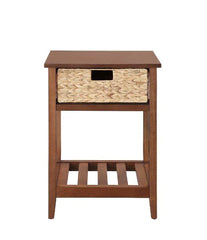 Chinu Walnut & Natural Finish Accent Table Model 97857 By ACME Furniture