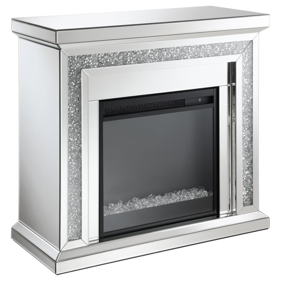 Coaster Lorelai Rectangular Freestanding Fireplace Mirror Model 991047