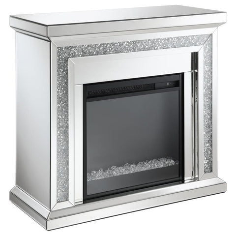 Coaster Lorelai Rectangular Freestanding Fireplace Mirror Model 991047