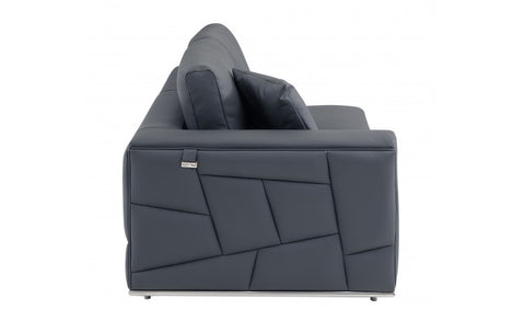 998 DivanItalia Dark Gray Right Arm Facing Sectional – Top Grain Italian LeatherModel:  998-DK_GRAY-RAF-SECT