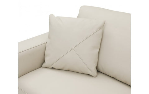 998 DivanItalia Cream Right Arm Facing Sectional – Top Grain Italian LeatherModel:  998-BEIGE-RAF-SECT