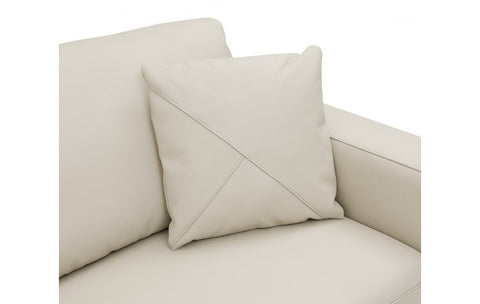 998 DivanItalia Cream Left Arm Facing Sectional – Top Grain Italian LeatherModel:  998-BEIGE-LAF-SECT