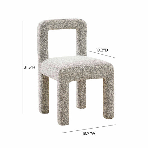 Hazel Performance Boucle Dining Chair Model: TOV-D68465 ( Open Box - Never Used )