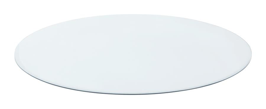 Coaster 54" Round Occasional Glass Top Clear Model CB54RD-8