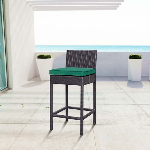 Convene Outdoor Patio Fabric Bar Stool Modway Model: eei-1006
