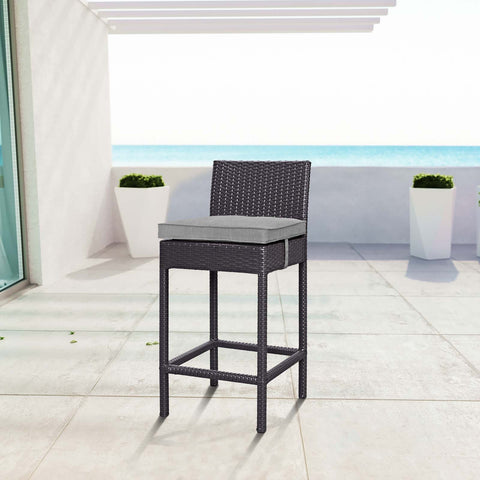 Convene Outdoor Patio Fabric Bar Stool Modway Model: eei-1006