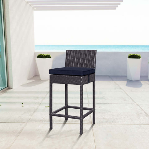 Convene Outdoor Patio Fabric Bar Stool Modway Model: eei-1006