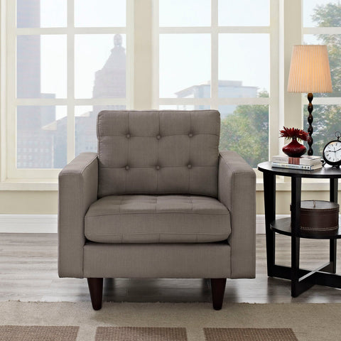 Empress Upholstered Fabric Armchair Modway Model: eei-1013